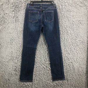 Cabi Jeans Womens Size 4 High Waist Straight Leg  Distressed Jeans